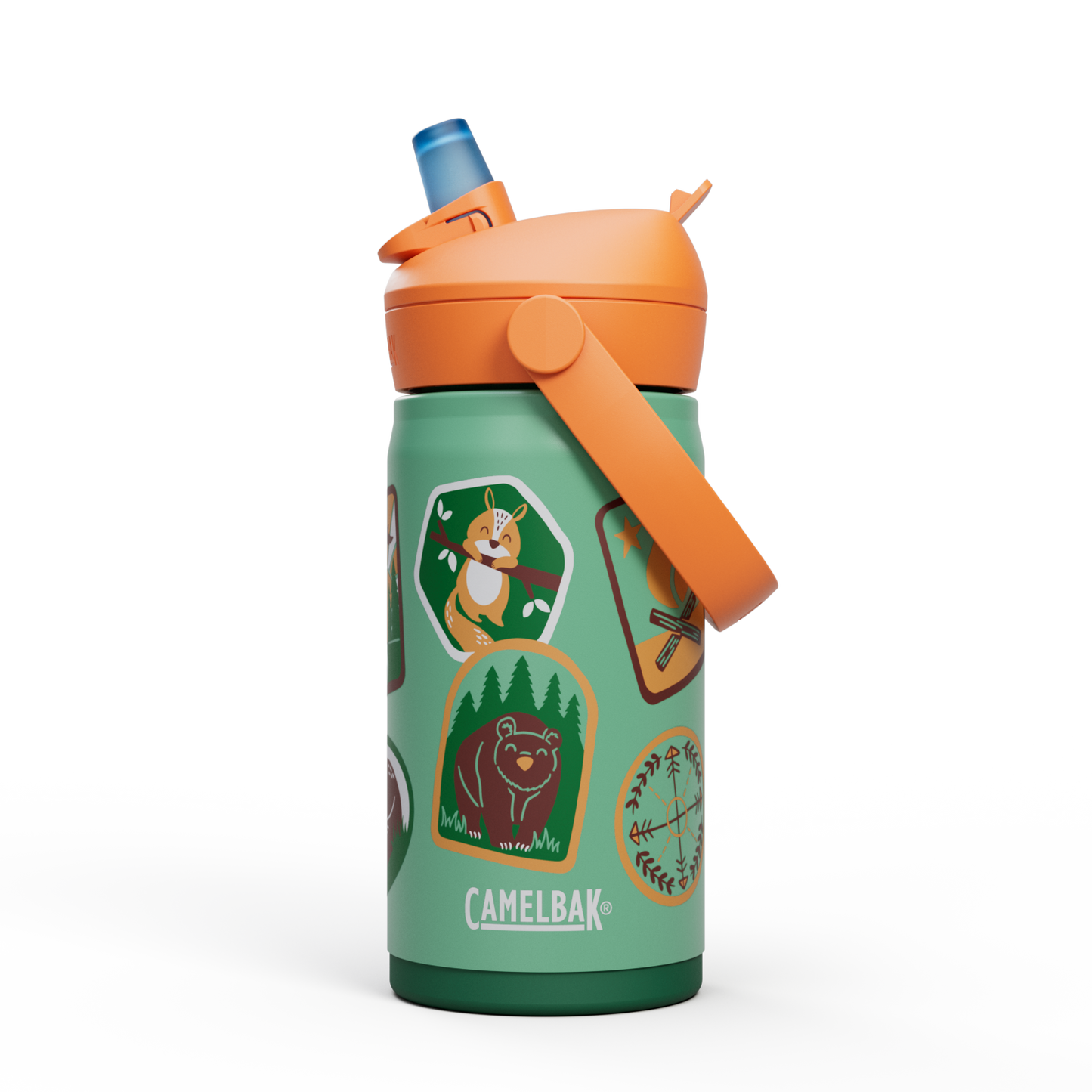 thrivetm-flip-straw-kids-12oz-bottle-insulated-stainless-steel-m6 nswfkxg1wq